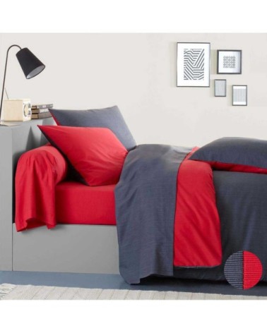 Taie d'oreiller bicolore en bambou  bicolore 50 x 70