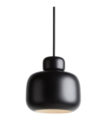 Suspension noire H16cm