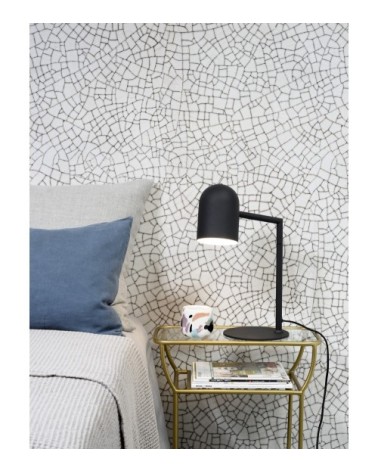 Lampe de table noire H45cm