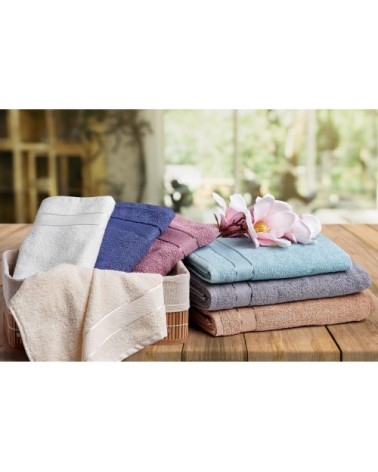 Lot de 3 draps de bain 70x130 cm 380gr/m2 écru