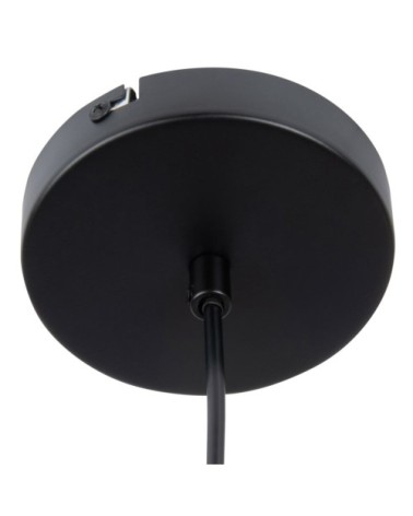 Suspension en verre teinté gris anthracite D16