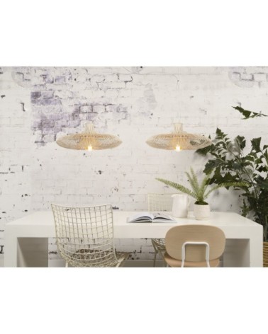 Suspension en rotin D70cm