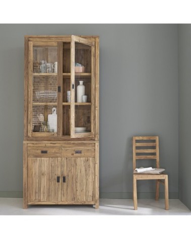 Vaisselier en teck recyclé massif