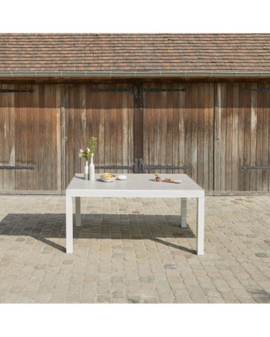 Table de jardin en aluminium extensible 6/10 pers.