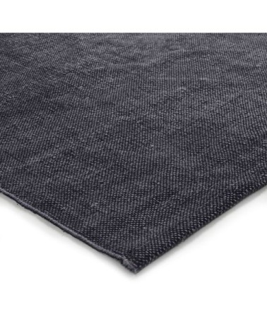 Tapis effet délavé noir 160x230