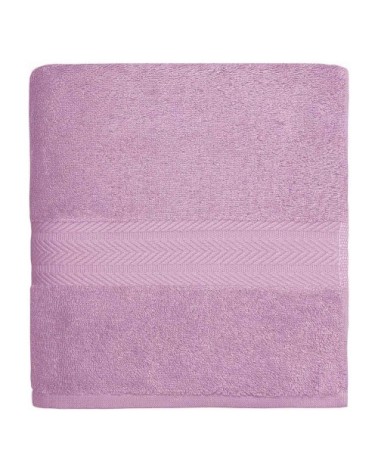 Drap de bain 550gr/m²  parme 70x140 cm