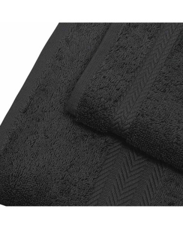 Drap de bain 550gr/m²  anthracite 70x140 cm