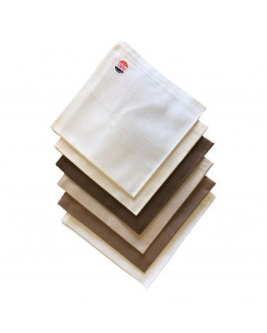 Serviette de table en Coton Camaieu Beige 45x45 cm cm