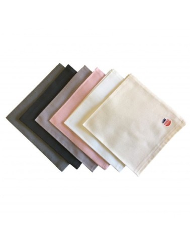 Serviette de table en Coton Camaieu Gris 45x45 cm cm