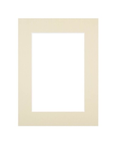 Passe-partout carton beige 24x30 cm ouverture 15x20 cm