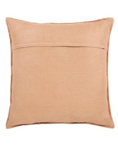 Coussin en lin lavé vieux rose 60x60, OEKO-TEX®