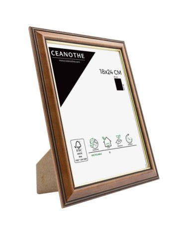Cadre photo bois massif 18x24