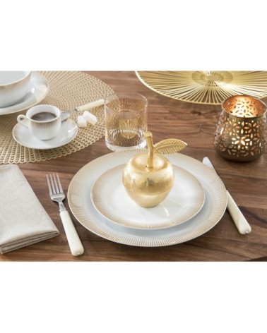 Set de table ajouré doré D 41 cm CÉLESTE