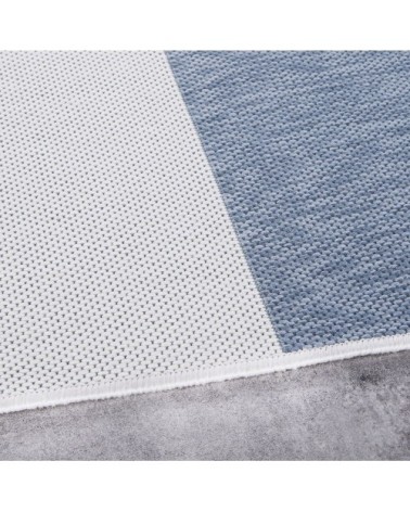 Tapis en polypropylène gris et écru 160x230