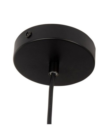 Suspension en métal ajouré noir D37