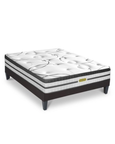 Ensemble Matelas à Ressorts ensachés et sommier 160x200