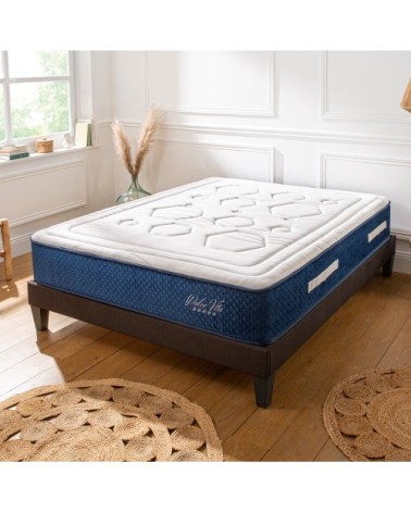 Ensemble Matelas à Ressorts ensachés et sommier 90x200