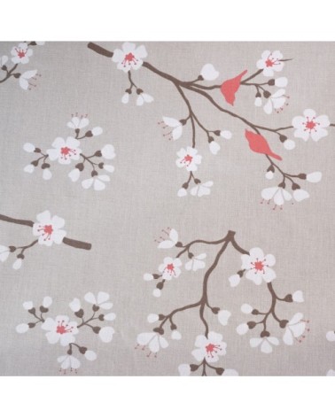 Nappe enduite rectangle 160 x 300 cm taupe