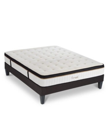 Ensemble matelas à Mémoire de forme et sommier 140x190