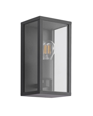 Applique exterieur en aluminium noir