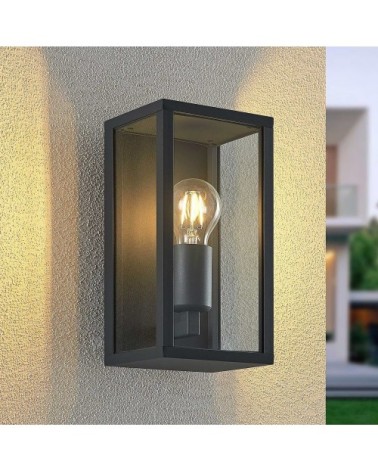 Applique exterieur en aluminium noir