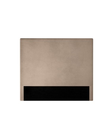Tête de lit en velours côtelé - 140cm - taupe
