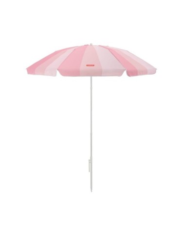 Parasol plage inclinable UPF50+ polyester rosa