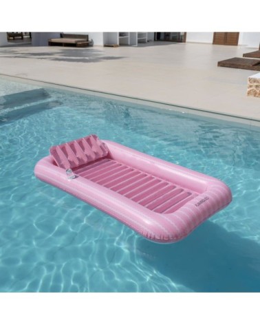 Piscine gonflable individuelle 200cm avec porte-gobelet rose