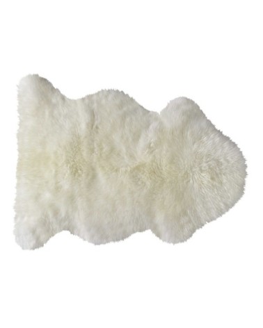 Tapis en peau de mouton ivoire 55 x 90 cm
