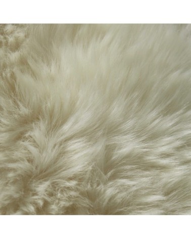 Tapis en peau de mouton ivoire 55 x 90 cm