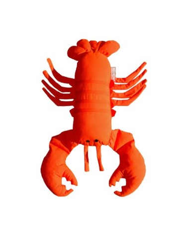 Coussin extérieur homard orange vif