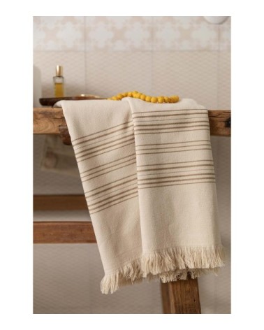 Serviette de toilette  en coton lin 50 x 100