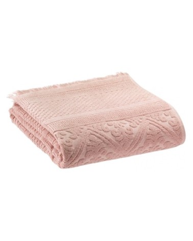 Serviette de toilette uni  en coton aubepine 50 x 100