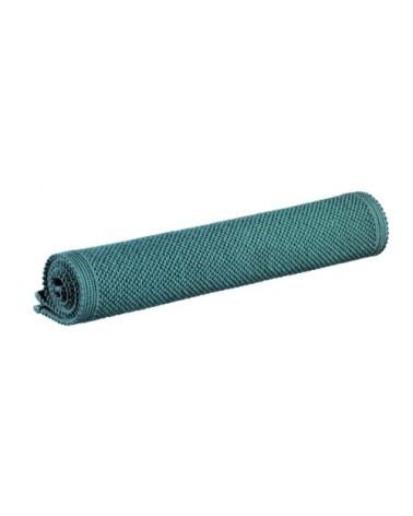 Tapis de bain uni  en coton vert de gris 54 x 64