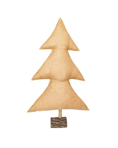 Sapin de noël lumineux en toile de jute 150cm