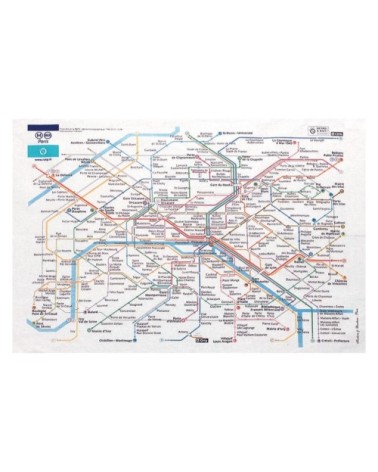 Torchon ratp en coton assortis 72 x 48