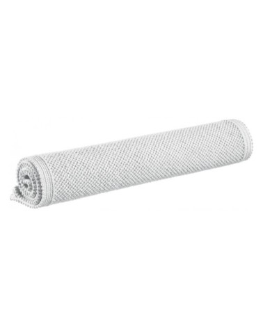 Tapis de bain uni  en coton neige 54 x 110