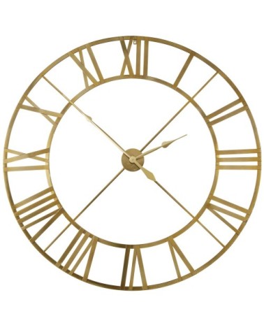 Horloge en métal doré D122