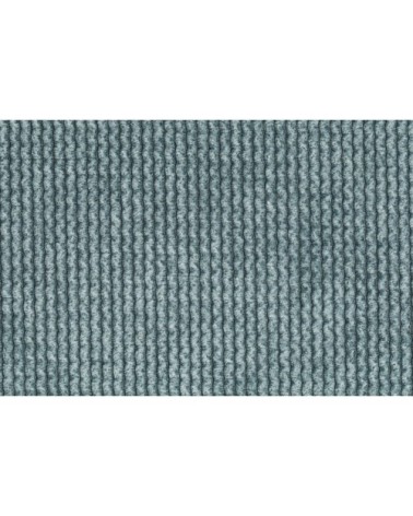 Chaise de repas velours  gris bleu