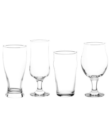 Coffret dégustation verres à bière (x4) en verre