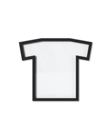 Cadre pour t-shirt taille l plastique noir