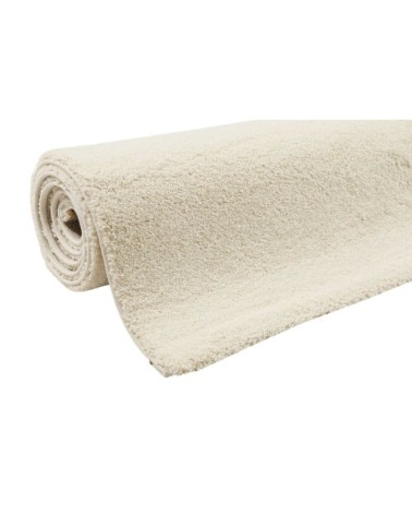 Tapis uni intemporel blanc cassé pour salon/chambre 170x120