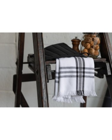 Lot gant/manique recyclé  en coton noir 15 x 30