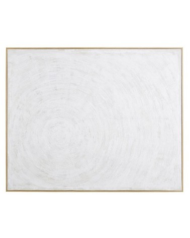 Toile peinte blanche 153x123