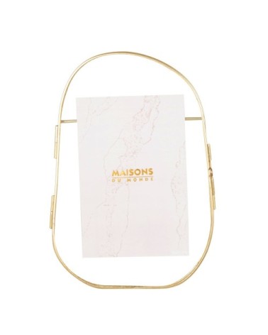 Cadre photo en métal doré 10x15