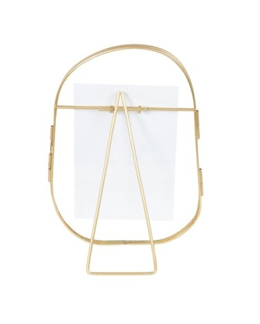 Cadre photo en métal doré 10x15