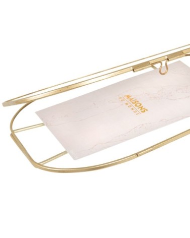 Cadre photo en métal doré 10x15