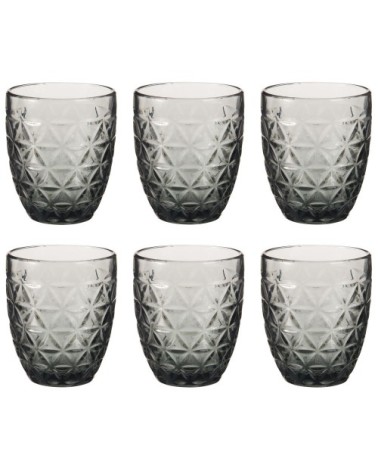 Gobelet en verre teinté gris