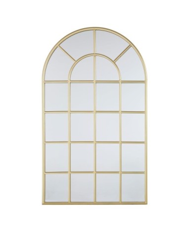 Miroir en métal doré 100x170