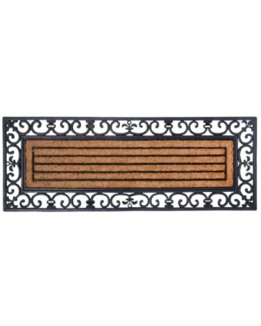 Paillasson en coco et caoutchouc 120x45